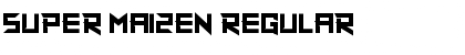 Super Maizen Regular Font