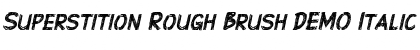 Download Superstition Rough Brush-DEMO Font