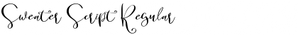 Sweater Script Regular Font