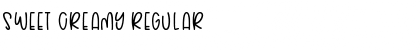 Sweet Creamy Regular Font