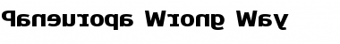 Download Paneuropa Wrong Way Font