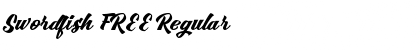 Swordfish FREE Regular Font
