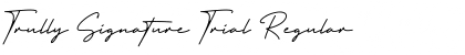 Download Trully Signature Trial Font