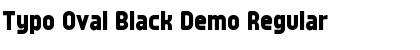 Download Typo Oval Black Demo Font