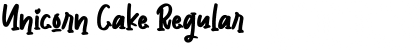 Unicorn Cake Regular Font