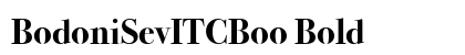 BodoniSevITCBoo Bold preview