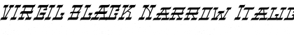 Download VIRGIL BLACK Narrow Italic Font Download VIRGIL BLACK Narrow Italic Font