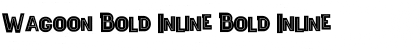 Wagoon Bold Inline Bold Inline Font