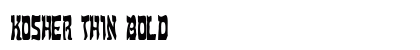 Kosher Thin Bold preview