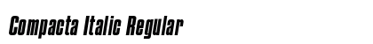 Compacta Italic Regular preview