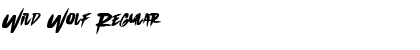 Wild Wolf Regular Font