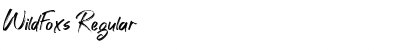 WildFoxs Regular Font