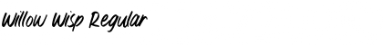 Willow Wisp Regular Font