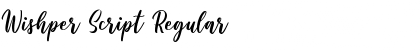 Download Wishper Script Font