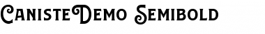 Caniste (Demo) Semibold Font