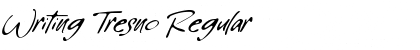 Writing Tresno Regular Font
