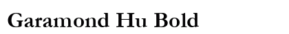 Garamond Hu Bold preview