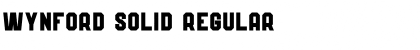 Wynford Solid Regular Font