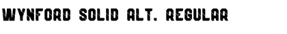 Wynford Solid Alt. Regular Font