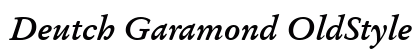 Deutch Garamond OldStyle SSi Bold preview