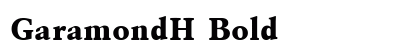 GaramondH Bold preview