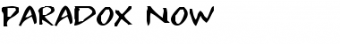 Download Paradox Now Font Download Paradox Now Font