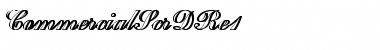 CommercialScrDRe1 Regular Font