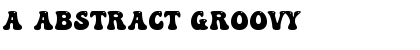 a Abstract Groovy Regular Font