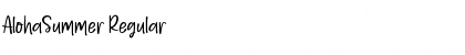 Download AlohaSummer Font Download AlohaSummer Font