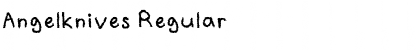 Angelknives Regular Font