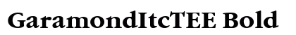 GaramondItcTEE Bold preview