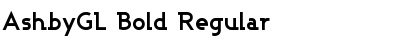 AshbyGL Bold Regular Font