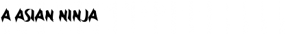Download a Asian Ninja Font