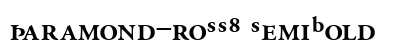 GaramondProSSK SemiBold Preview