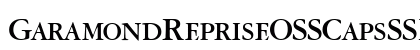 GaramondRepriseOSSCapsSSK Bold preview