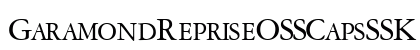 GaramondRepriseOSSCapsSSK Regular preview