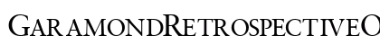 GaramondRetrospectiveOSSCapsSSK Regular preview