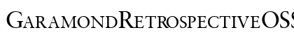 GaramondRetrospectiveOSSCapsSSK Regular preview