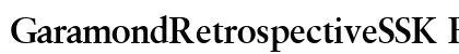 GaramondRetrospectiveSSK Bold preview