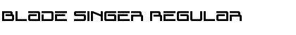 Blade Singer Regular Font