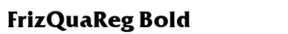 FrizQuaReg Bold preview