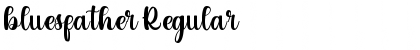 bluesfather Regular Font