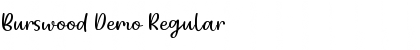 Burswood Demo Regular Font