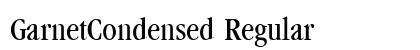 GarnetCondensed Regular Preview