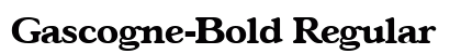 Gascogne-Bold Regular preview