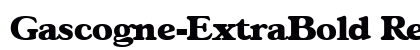 Gascogne-ExtraBold Regular preview