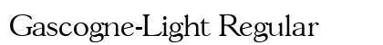 Gascogne-Light Regular preview