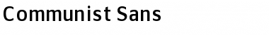 Communist Sans Font