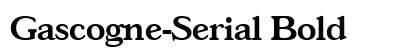 Gascogne-Serial Bold preview