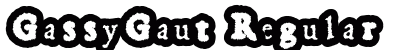 GassyGaut Regular preview